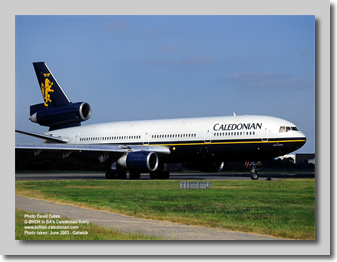 G-BHDH with BA's "Caledonian"